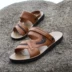 Mùa hè Hàn Quốc phiên bản của người đàn ông mới của dép hoang dã cá tính thời trang từ giày dép giản dị bãi biển dép triều mặc