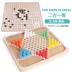 Trò Chơi trẻ em Cờ Vua Gỗ Jump Checkers Năm Sons Bay Cờ Vua Đồ Chơi Giáo Dục Nuôi Dạy Con Cái Multiplayer Board Game Cờ Vua Trò chơi cờ vua / máy tính để bàn cho trẻ em