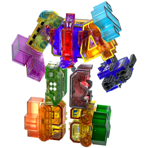 Цифровой комбинированный трансформер, интеллектуальная игрушка, динозавр, робот для мальчиков, вариационный транспорт, Кинг-Конг, 6 лет
