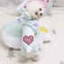 Quần áo chó Teddy gấu lông cừu san hô bốn chân quần áo thú cưng mùa thu và mùa đông mô hình chó nhỏ quần áo chó con - Quần áo & phụ kiện thú cưng