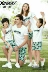 Cha mẹ và con mặc ngắn tay t- shirt bông thiết lập 2018 bước mới mùa hè ăn mặc một gia đình của ba đầy đủ- gia đình mẹ và con gái quần bãi biển Cha mẹ và con