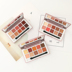 Cô gái tuổi teen đậu màu eyeshadow matte nude trang điểm Hàn Quốc người mới bắt đầu bóng mắt rung cùng một đoạn siêu lửa mỹ phẩm phấn mắt clio pro eye palette Bóng mắt