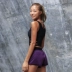 La Nikar lỏng quần short thể thao nữ chống ánh sáng chạy thể dục quần đào tạo quần cao eo quai quăn quăn