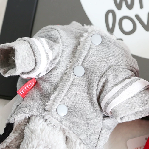 PetStyle 2018 Осень и Зимний Новый Стиль № 6 спорт четвероногой одежду для любимой собаки плюс бархатный хитрый хлопковый пальто