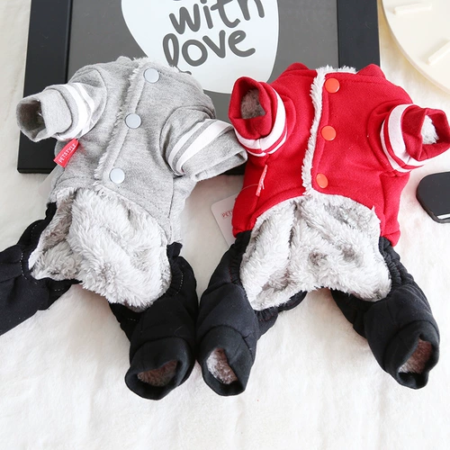 PetStyle 2018 Осень и Зимний Новый Стиль № 6 спорт четвероногой одежду для любимой собаки плюс бархатный хитрый хлопковый пальто