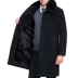 Playboy thương hiệu của người đàn ông áo len mùa đông cashmere coat trung niên cộng với nhung dày lên daddy coat