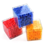 Шариковый трехмерный волшебный лабиринт, интеллектуальный кубик Рубика для тренировок для детского сада, игрушка, концентрация внимания, учит балансу