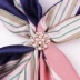 Phiên bản Hàn Quốc của ba vòng khóa đơn giản trâm ngọc trai hoa cao cấp trang sức trâm ba vòng khăn quàng khăn choàng khăn choàng lụa - Trâm cài