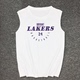 Lakers 23th James Vest Vest Kobe Cotton Bóng rổ Quần áo Thể thao Chiến binh Curryan Vai Harden - Áo vest cotton áo khoác mùa đông nam Áo vest cotton