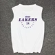 Lakers 23th James Vest Vest Kobe Cotton Bóng rổ Quần áo Thể thao Chiến binh Curryan Vai Harden - Áo vest cotton Áo vest cotton