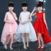 Trẻ em của công chúa váy mùa hè 2018 new host wedding dress cô gái ăn mặc sáu một cô gái hoa trailing váy