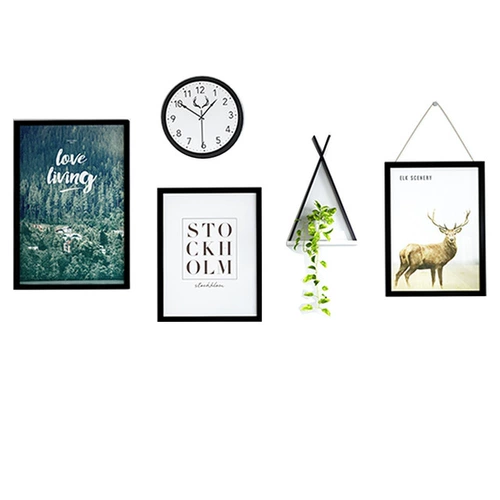 Трехмерные наклейки на стену для кровати, настенная самоклеющаяся фоторамка, в 3d формате