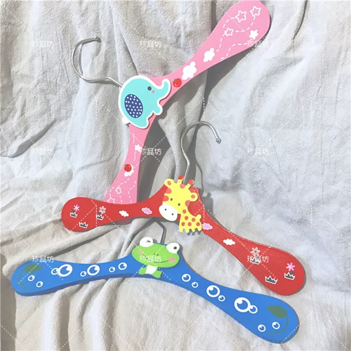 Деревянный роговой кот, собачья одежда для одежды для собак плюшевые золотые волосы, висящая одежда, детская маленькая вешалка для магазина одежды вешалка