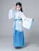 Cô gái Hanfu Trang phục cổ đại Han và Tang Dynasties Nhạc cụ trẻ em cổ tích Vũ điệu Guzheng biểu diễn bộ đồ Tang ra khỏi quần áo - Trang phục Trang phục
