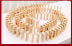 Hình dạng động vật bằng gỗ nhận thức hai mặt nhân vật Trung Quốc Domino 100 viên domino giáo dục mầm non khối xây dựng đồ chơi giáo dục Khối xây dựng