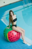 Большой надувной пляжный мяч для водного поло из ПВХ для взрослых для игр в воде, надувная игрушка, реквизит, 90см, семейный стиль