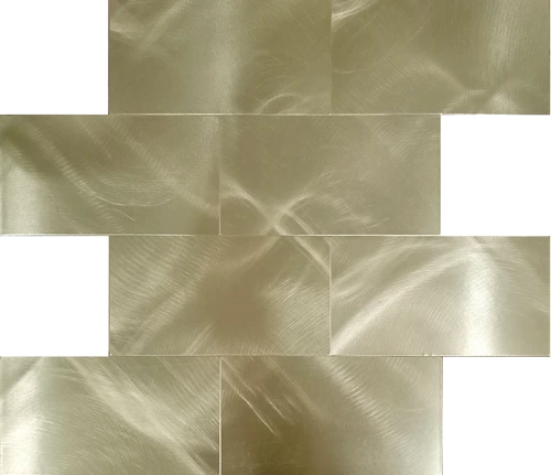 Металлическая алюминиевая панельная панельная стеклянная кухонная мозаичная телевизор