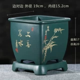Sifang Purple Sand Flower Pot Base Base Creative Square Bonsai Green Plant Rich Tree Bamboo -Orchid Pot Специальное предложение