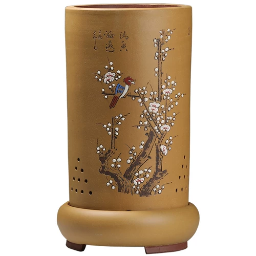 Yixing Purple Sand Pot Orchid Basin Basin Boutique High -end Lange Langling Start Crims и празднование старые кучи супер высокие цветочные горшок чистый склад
