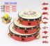 Tambourine polyester trống Orff dụng cụ trẻ em giáo dục sớm pat trống sinh viên đạo cụ đồ chơi tambourine nhạc cụ quốc gia - Nhạc cụ phương Tây ampli guitar điện Nhạc cụ phương Tây