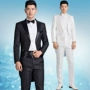 Bộ đồ tuxedo phù hợp với nam chỉ huy sân khấu biểu diễn ảo thuật chủ tiệc cưới áo vest nam hàn quốc