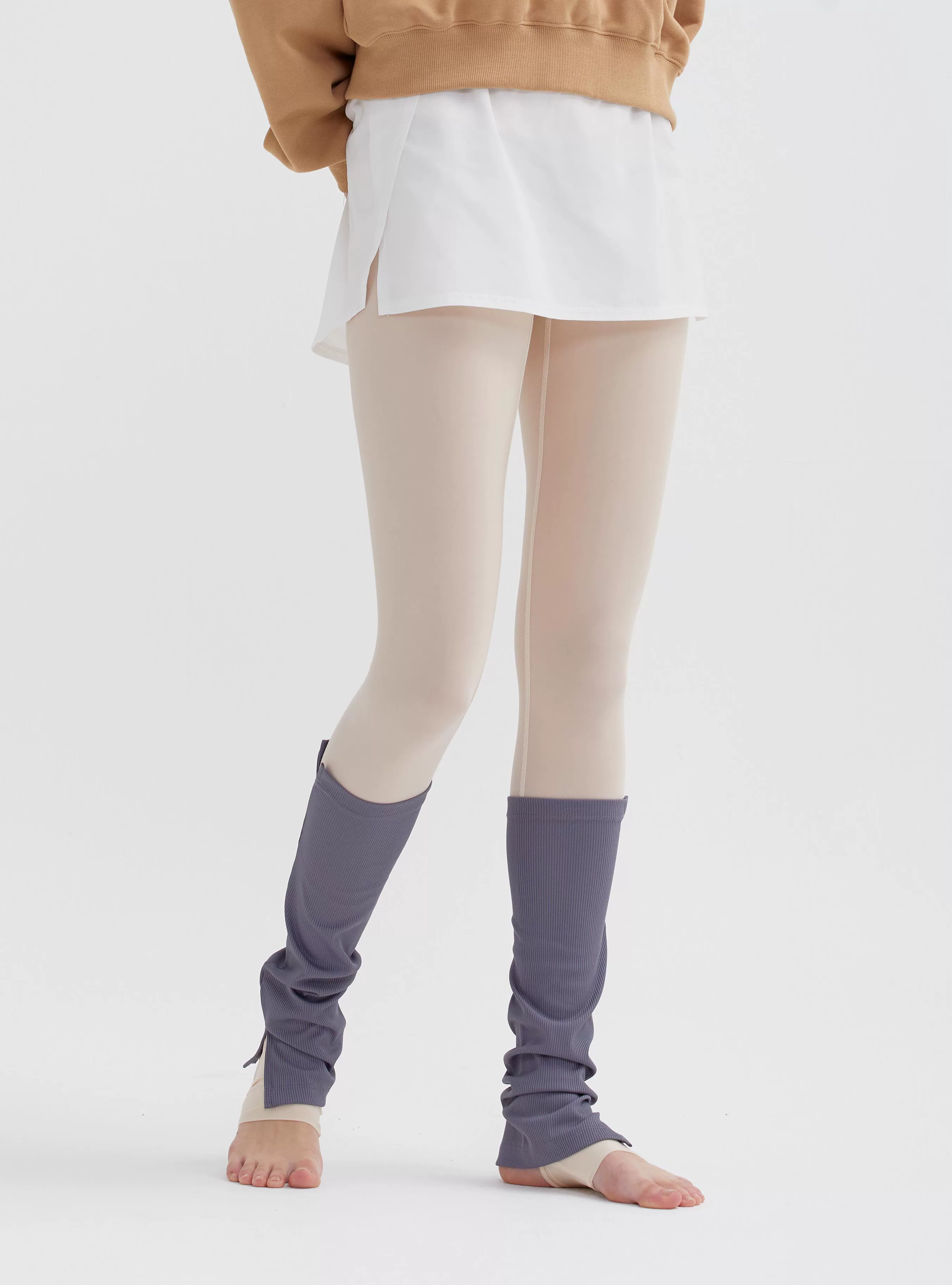 Многоцветные короткие gaiters для поддержания тепла йога, (Physicals), конькобежный вид фигурное катание