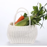 Редактор ивы имитационная лоза Willow, плита, корзина для покупки, овощи, жаккардовая корзина, корзина для корзины для пикника для хранения фруктов