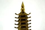 Tongwenchang Pagoda 70 см Пятнадцать слоев головок драконов, башня Венчанга, чтобы помочь семье ци Венчан