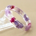 Bất flower resin bracelet nữ cá tính vĩnh cửu hoa vòng đeo tay nữ sinh viên hoa khô vòng đeo tay thực vật mẫu vòng tay vòng tay lv Vòng đeo tay Cuff