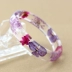 Bất flower resin bracelet nữ cá tính vĩnh cửu hoa vòng đeo tay nữ sinh viên hoa khô vòng đeo tay thực vật mẫu vòng tay Vòng đeo tay Cuff