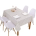 Tùy chỉnh IKEA cotton và linen net khăn trải bàn màu đỏ Bắc Âu lưới ins gió bàn trà bảng hoang dã mat bàn tươi nhỏ vải