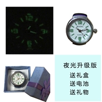 Đồng hồ đeo tay nữ sinh viên dạ quang kỹ thuật số mini phiên bản Hàn Quốc của đồng hồ nhẫn cá tính sáng tạo trang sức - Nhẫn nhẫn doji