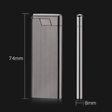 Мужская креативная ультратонкая металлическая ветрозащитная зажигалка, делается под заказ