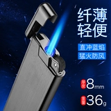 Мужская креативная ультратонкая металлическая ветрозащитная зажигалка, делается под заказ