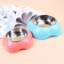 Pet Hàng Hóa Phim Hoạt Hình Thực Phẩm Bát Bát Nước Bát Duy Nhất Dual-sử dụng Thép Không Gỉ Dog Rice Bát Mèo Thực Phẩm Bát Chống trượt Cát ... bát ăn cho chó mèo	 Cat / Dog hàng ngày Neccessities