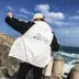 2018 cổng mùa hè gió dài tay trùm đầu áo khoác kem chống nắng quần áo của nam giới lỏng áo giản dị Hàn Quốc thời trang nam quần áo