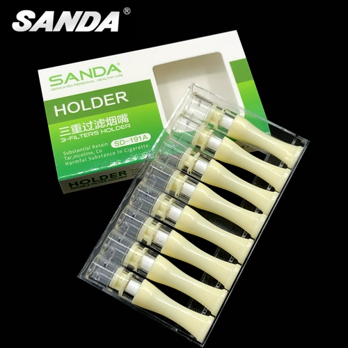 SAN DA SD191A Сигаретный фильтр Сигарет Одноразовый сигаретный фильтр Triple Men Clean Tobacco выкидывает табак