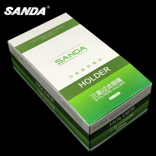 SAN DA SD191A Сигаретный фильтр Сигарет Одноразовый сигаретный фильтр Triple Men Clean Tobacco выкидывает табак