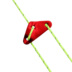 Tam giác hợp kim nhôm trượt khóa gió dây khóa điều chỉnh khóa ô dây khóa lều tán kéo dây phụ kiện lớn đèn trang trí lều Lều / mái hiên / phụ kiện lều