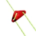 Tam giác hợp kim nhôm trượt khóa gió dây khóa điều chỉnh khóa ô dây khóa lều tán phụ kiện dây trung bình
