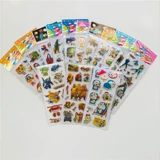 Детская мультяшная наклейка, трехмерные наклейки, динозавр для детского сада, награда, в 3d формате, раннее развитие