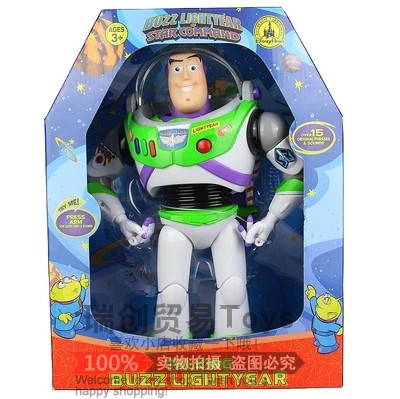 Voice Bass & Expected To Ship Around April 5Toy Story Mania luminescence Vocalization wing Bath Lightyear Hu Di Sheriff Trish  image Ornaments Model Toys