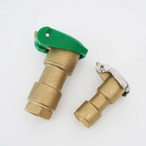 6 -Точка DN20/1 -INCH DN25 Bonatos Quick Water Принимайте клапан моличный корпус зеленый кольцо кольца