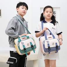 Сумка для документов 小学生补习袋儿童1-6年级补课袋可双肩美术袋手提防水绘画学习袋