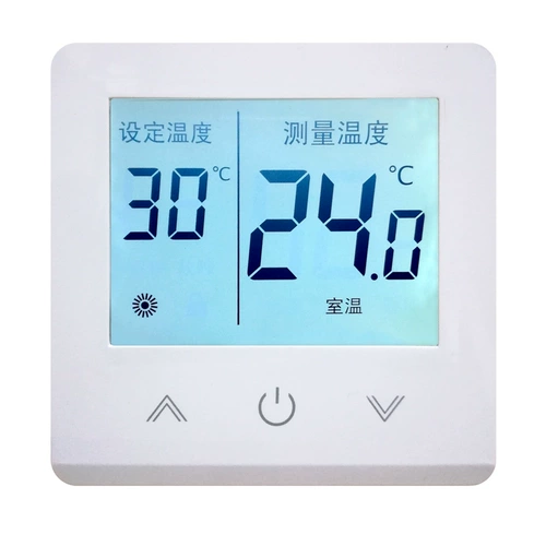 Умный термостат, мобильный телефон из углеродного волокна, термометр, переключатель, цифровой дисплей