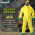 Quần áo bảo hộ Weihujia 3000 quần áo bảo hộ chống hóa chất liền mảnh có mũ trùm đầu 
