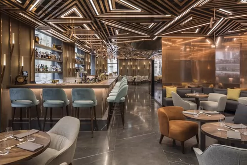 Американский сплошной лесной стул Creative Bar Chefe, Nordic Front Designer, Дизайнерский бар Высокий стул, стул, табурет