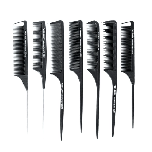 Парикмахерская Профессиональная парикмахерская хвостовая расческа, расческа для волос, расческа для волос, антиэлектростатические мужские волосы, плоская расческа головы, расческа для волос, расческа для волос