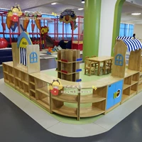 Детский сад дубовый домик Комбинированный шкаф