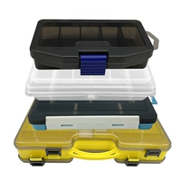 Разнообразие прозрачной пластиковой коробки Дорога -фонарика для приманки для хранения ящика для хранения рыбного крючка.